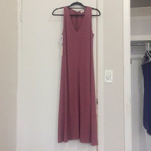Aritzia Wilfred Calafiore Rose Midi Dress Size 4